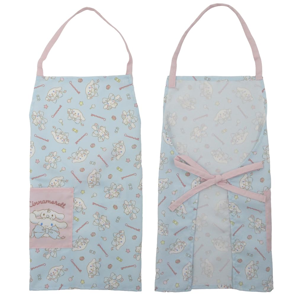 Amazon｜サロンジェ シナモロール 子供エプロン130cm 三角巾セット
